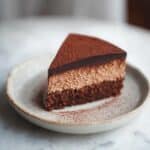 Triple Chocolate Mousse Cake with Coffee Flavor Recipe