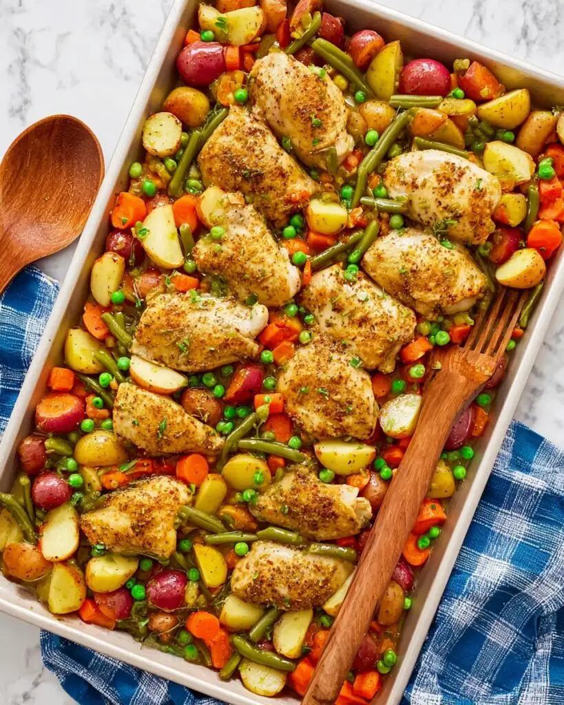 One-Pan Ranch Chicken and Vegetables Recipe