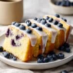 Heavenly Moist Blueberry Lemon Angel Food Cake Recipe
