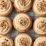 Carrot Cake Cookies with Brown Butter Cream Cheese Icing Recipe