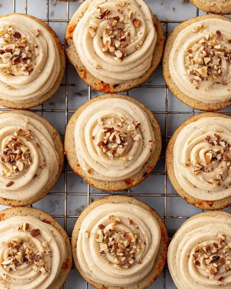 Carrot Cake Cookies with Brown Butter Cream Cheese Icing Recipe