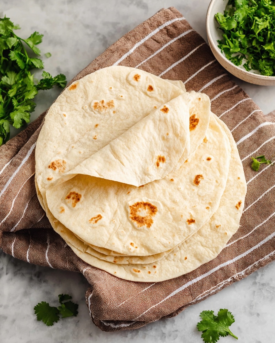 5 Ingredients Homemade Flour Tortillas Recipe