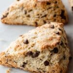 Chocolate Chip Sourdough Scones Recipe