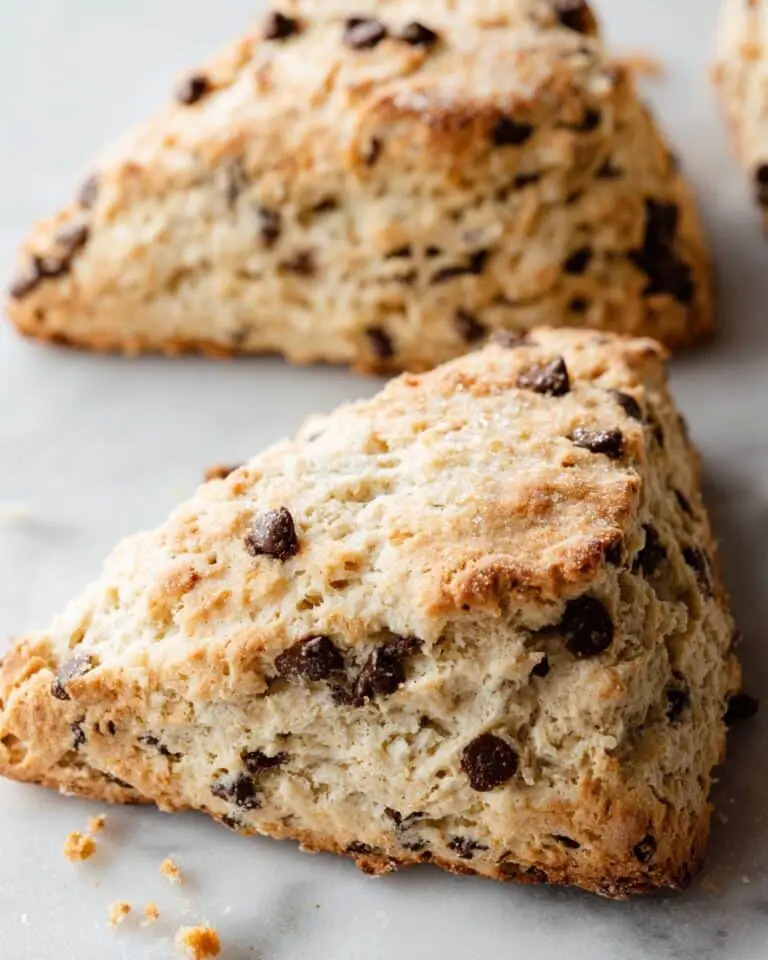 Chocolate Chip Sourdough Scones Recipe