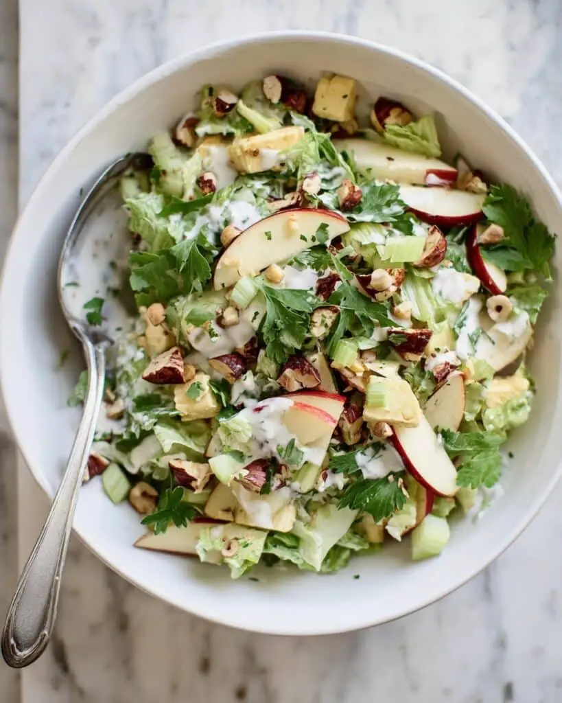 Heirloom Apple Salad with Rosemary and Crunchy Nuts Recipe