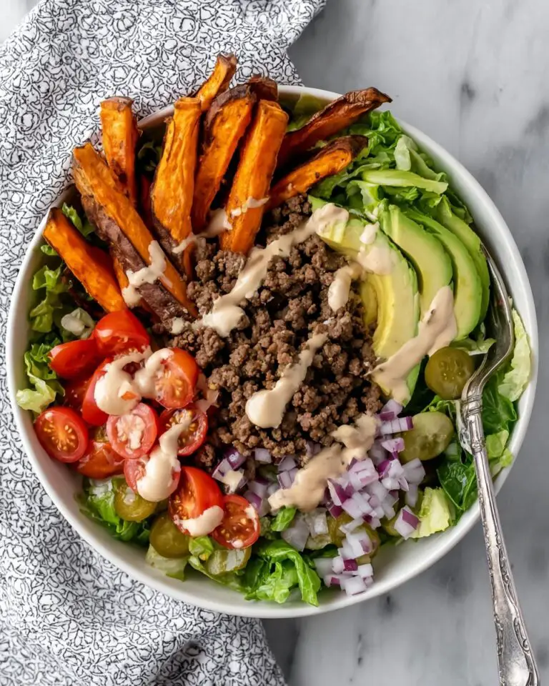 Loaded Burger Bowl Recipe