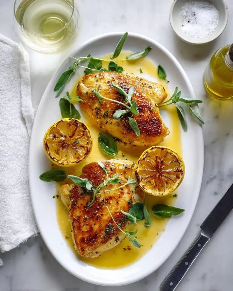 Chicken Paillard with Lemon-Dijon Vinaigrette Recipe