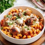 Easy Meatball Pasta Bake Recipe