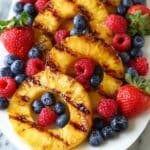 Grilled Pineapple with Brown Sugar and Cinnamon Recipe