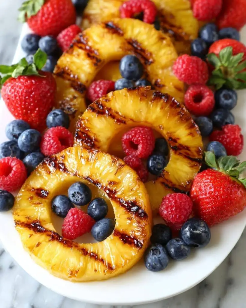 Grilled Pineapple with Brown Sugar and Cinnamon Recipe