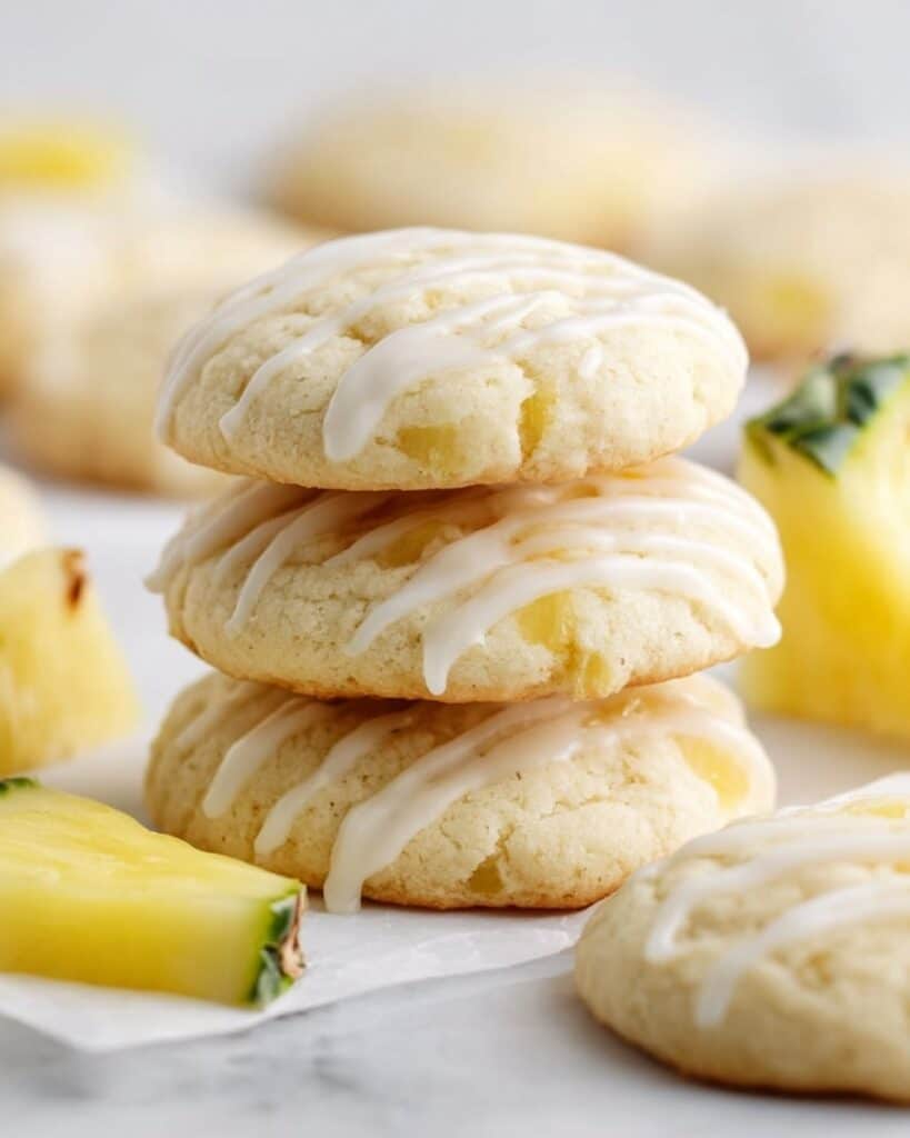 Pineapple Cream Cheese Cookies with Pineapple Glaze Recipe
