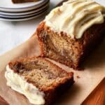 Cinnamon Roll Banana Bread Recipe