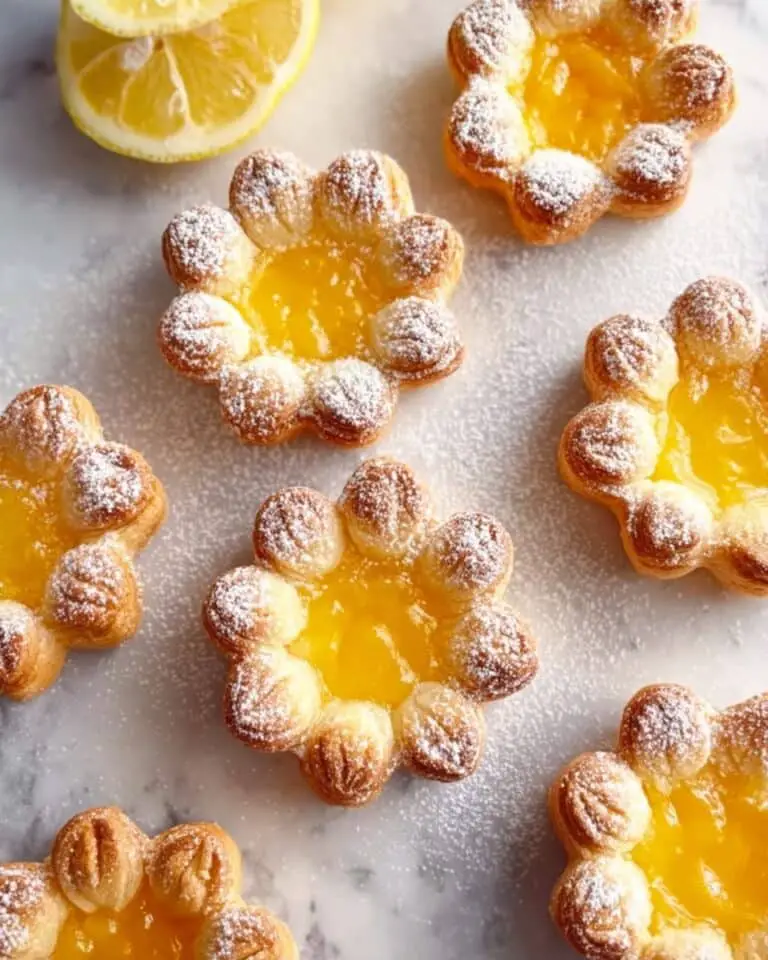 Lemon Curd Puff Pastry Cups Recipe