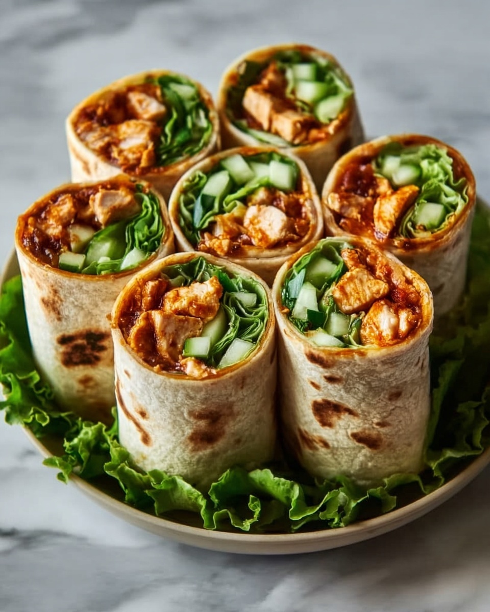 Sweet Chili Chicken Wraps Recipe