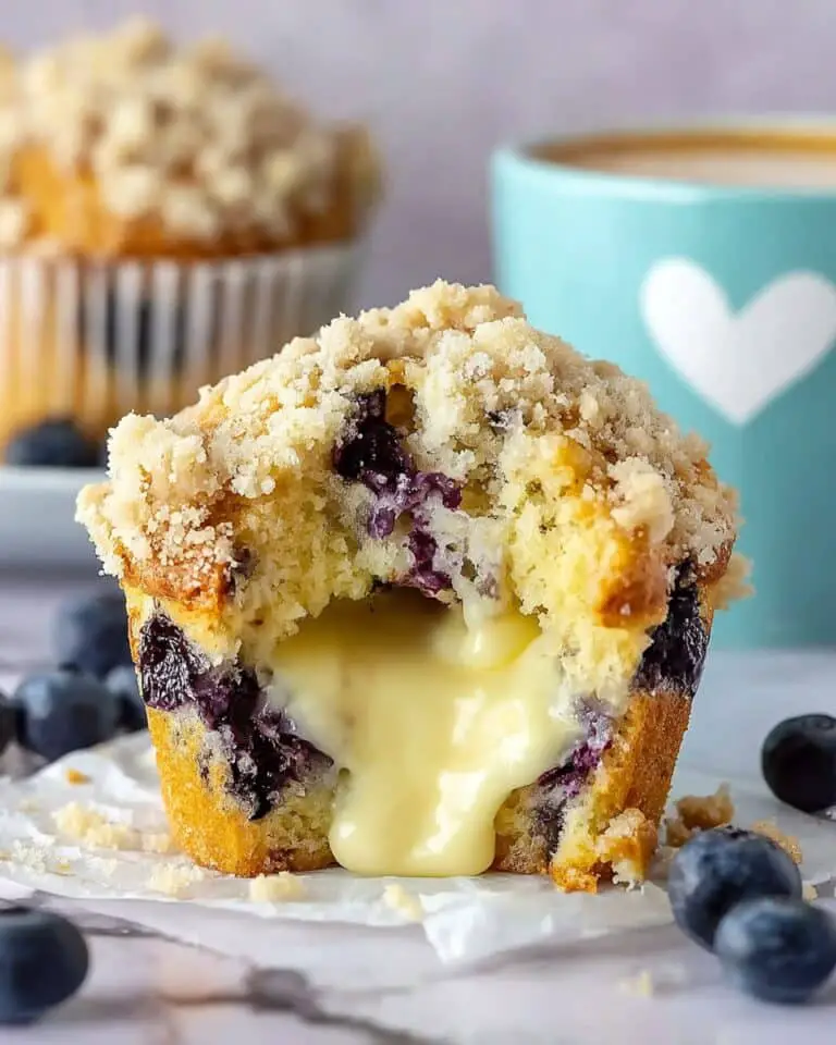 Juicy Blueberry Cream Cheese Muffins Recipe
