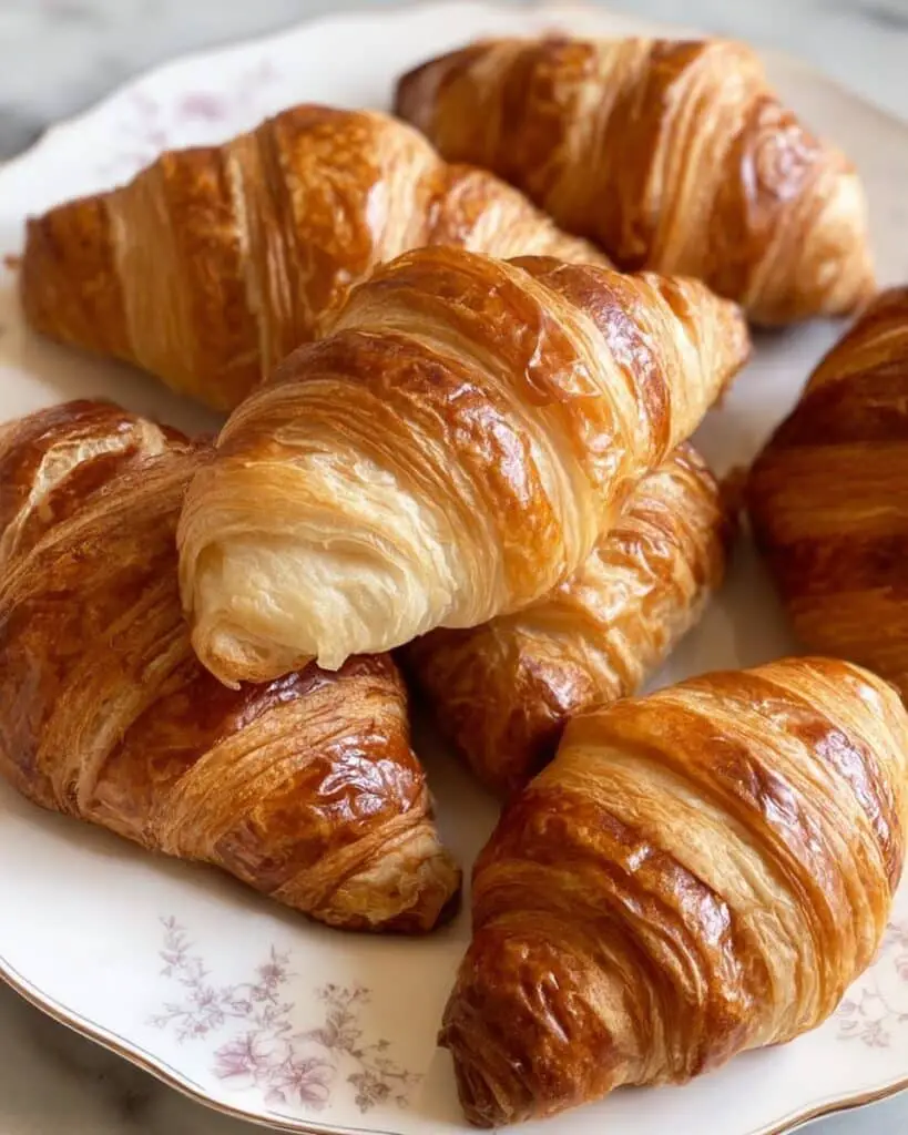Sourdough Croissants Made with Sourdough Starter Recipe