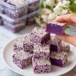 Steamed Purple Sweet Potato Dodol (Soft & Chewy) Recipe