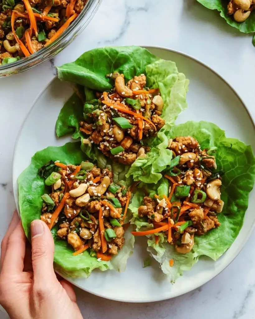 Thai Chicken Lettuce Wraps Recipe