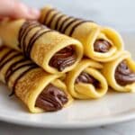 Easy Homemade Crepes with Fruit and Powdered Sugar Recipe
