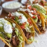 Carne Asada Crockpot Tacos Recipe