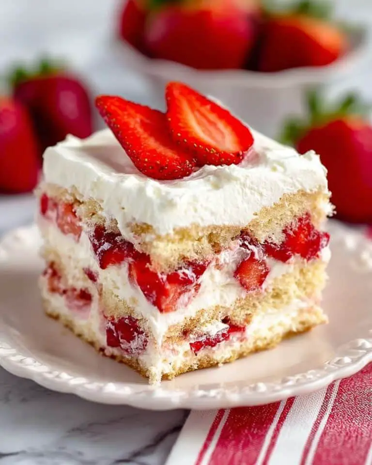 Gluten Free Strawberry Shortcake Icebox Cake Recipe