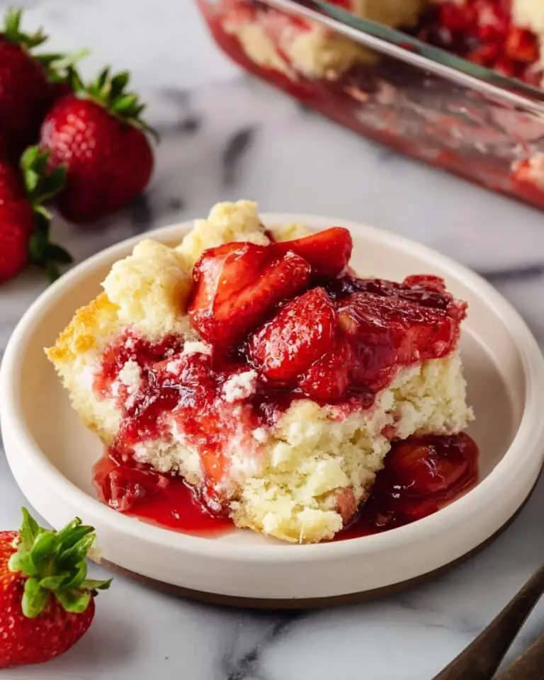 Strawberry Cheesecake Dump Cake Recipe