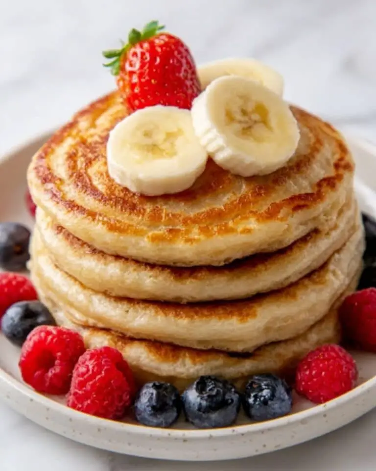 Banana Oat Egg Pancakes (3 Ingredients!) Recipe