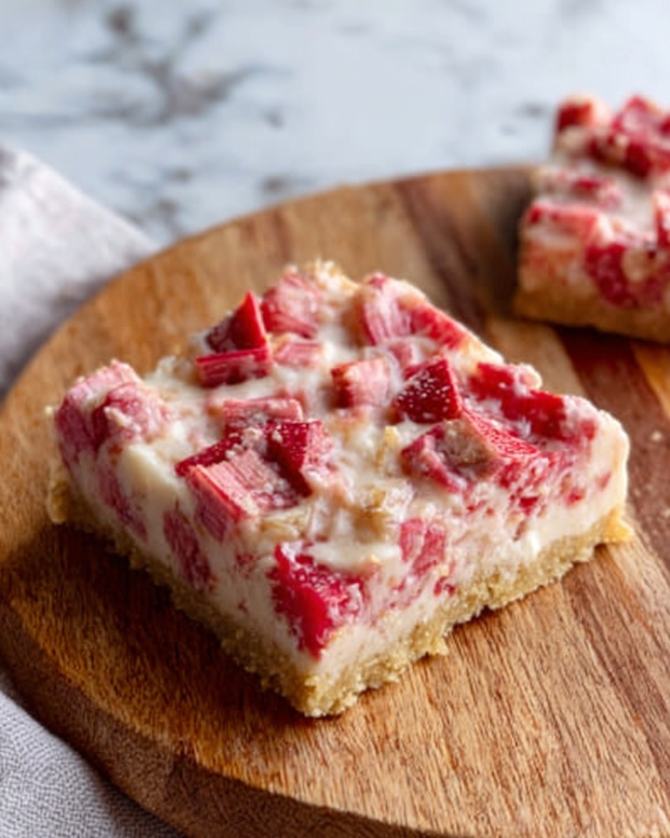 The image shows several square bars with three visible layers sitting on a white marbled surface. The bottom layer is light brown and looks firm, serving as the base. The middle layer is a pale cream color with a slightly soft and smooth texture. The top layer is a mix of pink and red pieces embedded in a light, creamy base, giving a textured and slightly uneven look. The bars are closely placed, showing the detailed mix of colors and textures on each. photo taken with an iphone --ar 4:5 --v 7