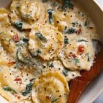 Easy Tuscan Ravioli Soup Recipe
