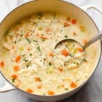 Easy Creamy Chicken and Rice Soup Recipe