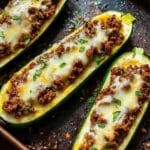 Easy Ground Beef Zucchini Boats (Healthy and Delicious) Recipe