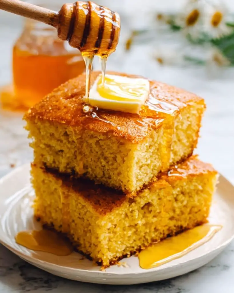 Honey Butter Sweet Potato Cornbread Recipe