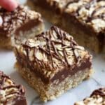 No Bake Chocolate Oatmeal Bars Recipe
