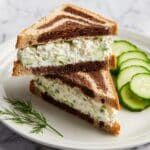 Cucumber Sandwiches with Cream Cheese, Chives, and Dill Recipe