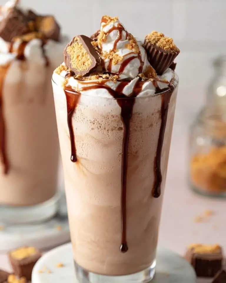 Peanut Butter Frozen Hot Chocolate Recipe