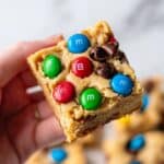 M&M Cookie Bars Recipe