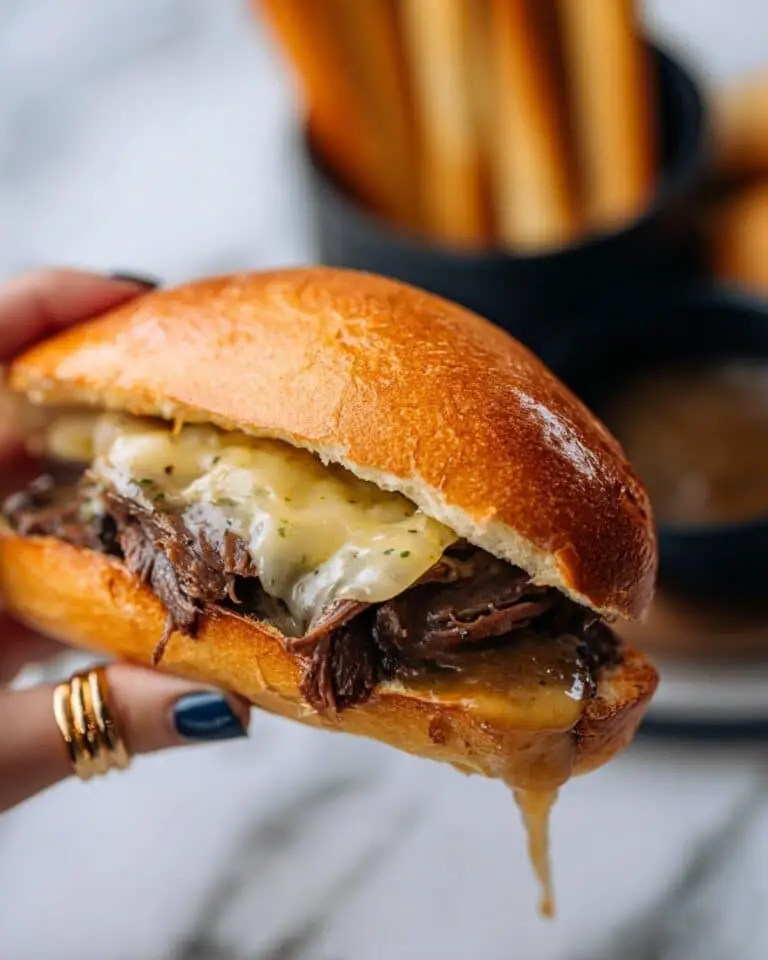 Slow Cooker French Dip Sandwich Recipe