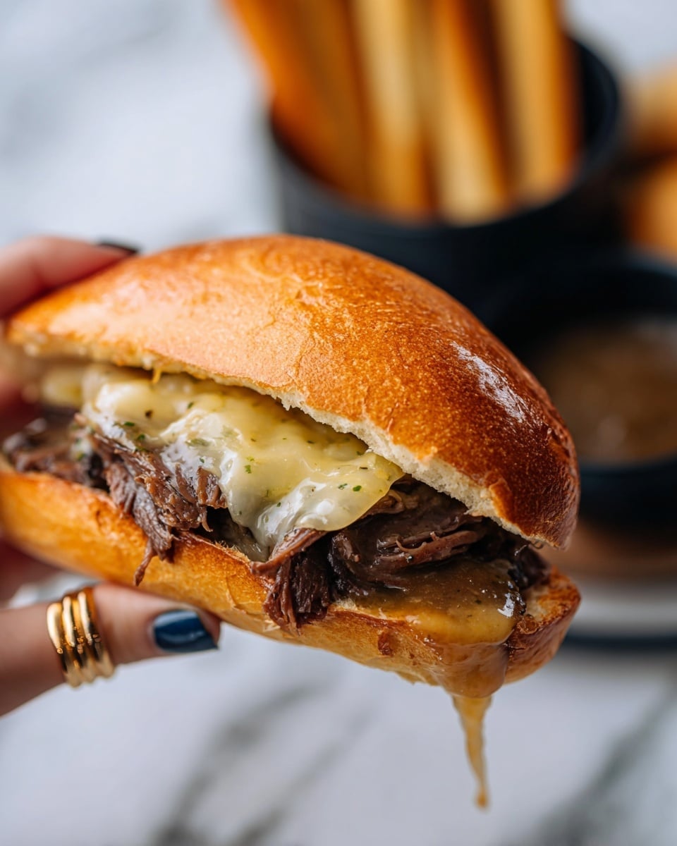 Slow Cooker French Dip Sandwich Recipe