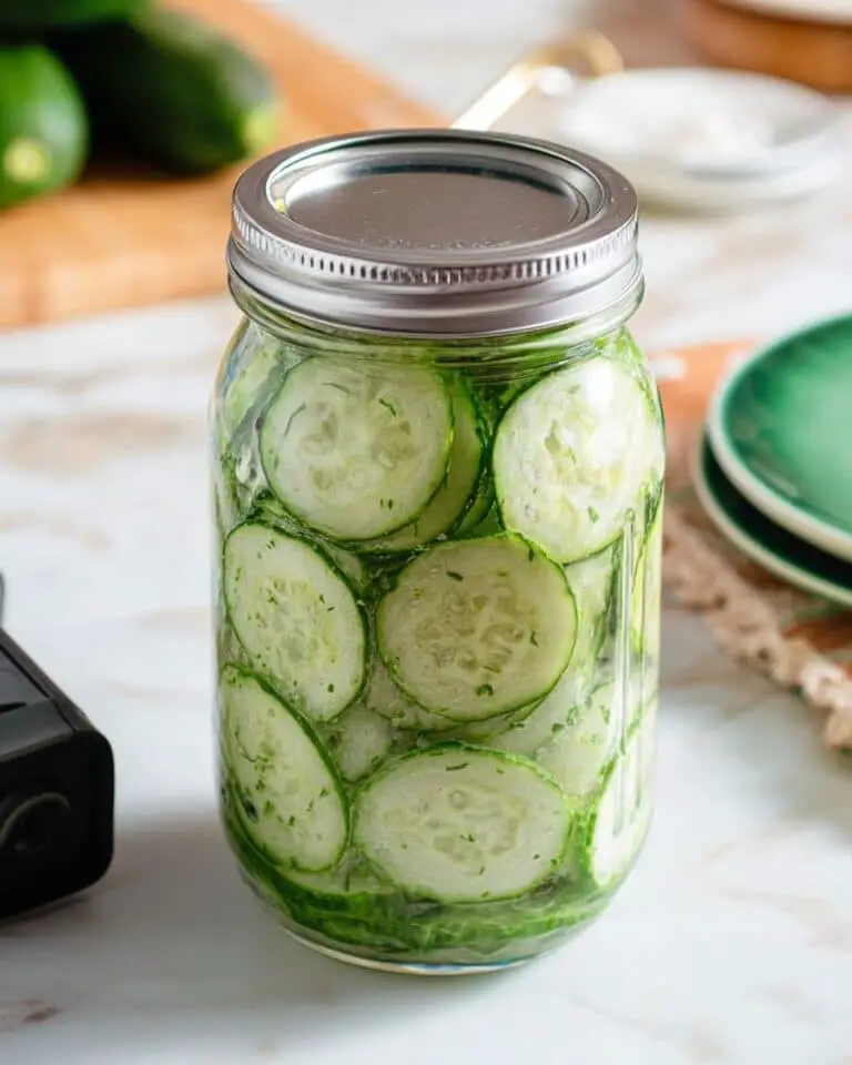 Viral TikTok Cucumber Salad in a Jar (Logan’s Recipe) Recipe
