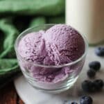 Homemade Blueberry Ice Cream Recipe