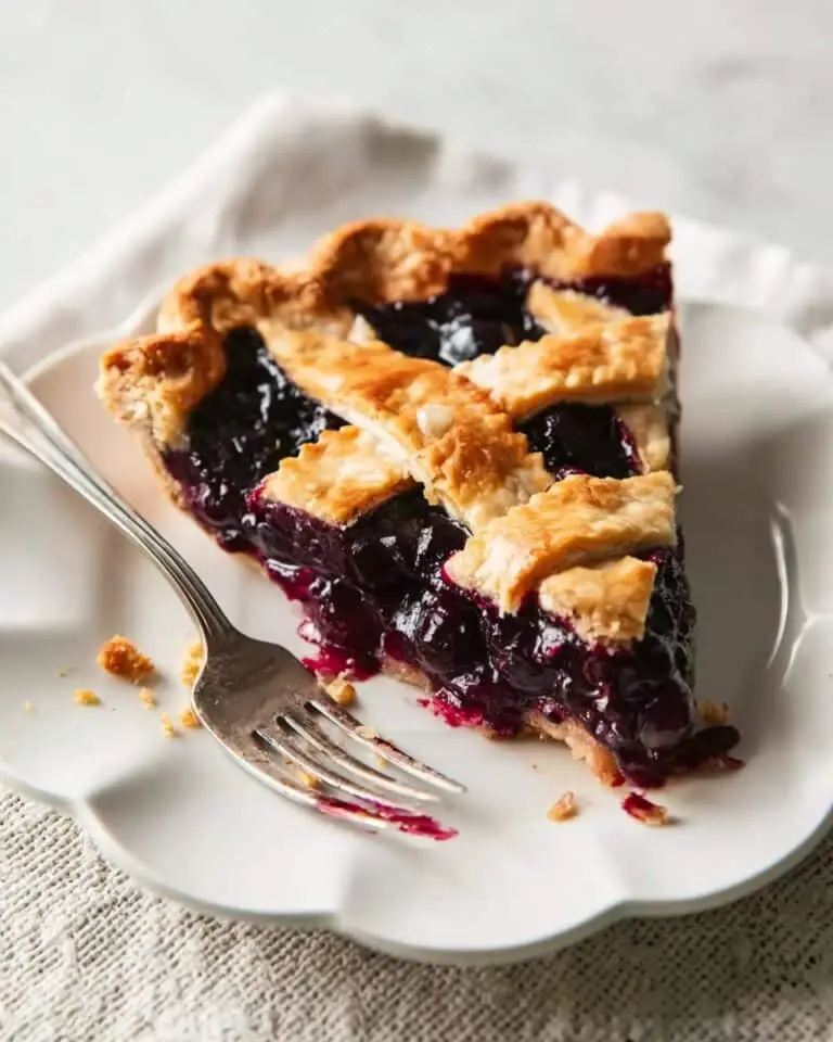 Homemade Blueberry Pie Recipe