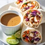 Peanut Chicken Wraps Recipe
