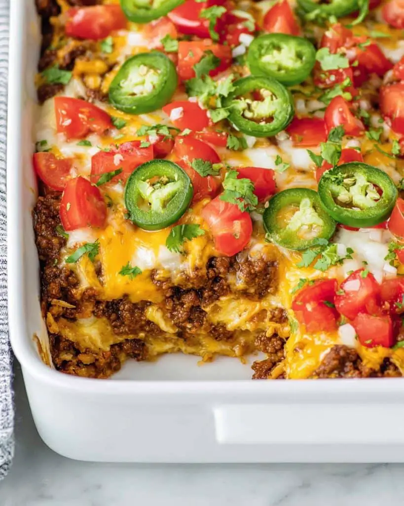 Keto Taco Casserole Recipe