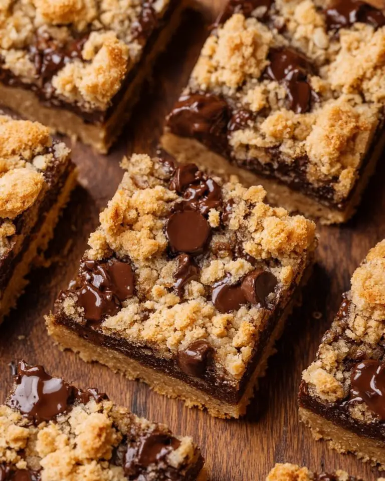 Chocolate Chip Peanut Butter Oatmeal Bars Recipe