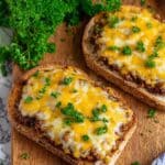 Sloppy Joe Garlic Bread Recipe