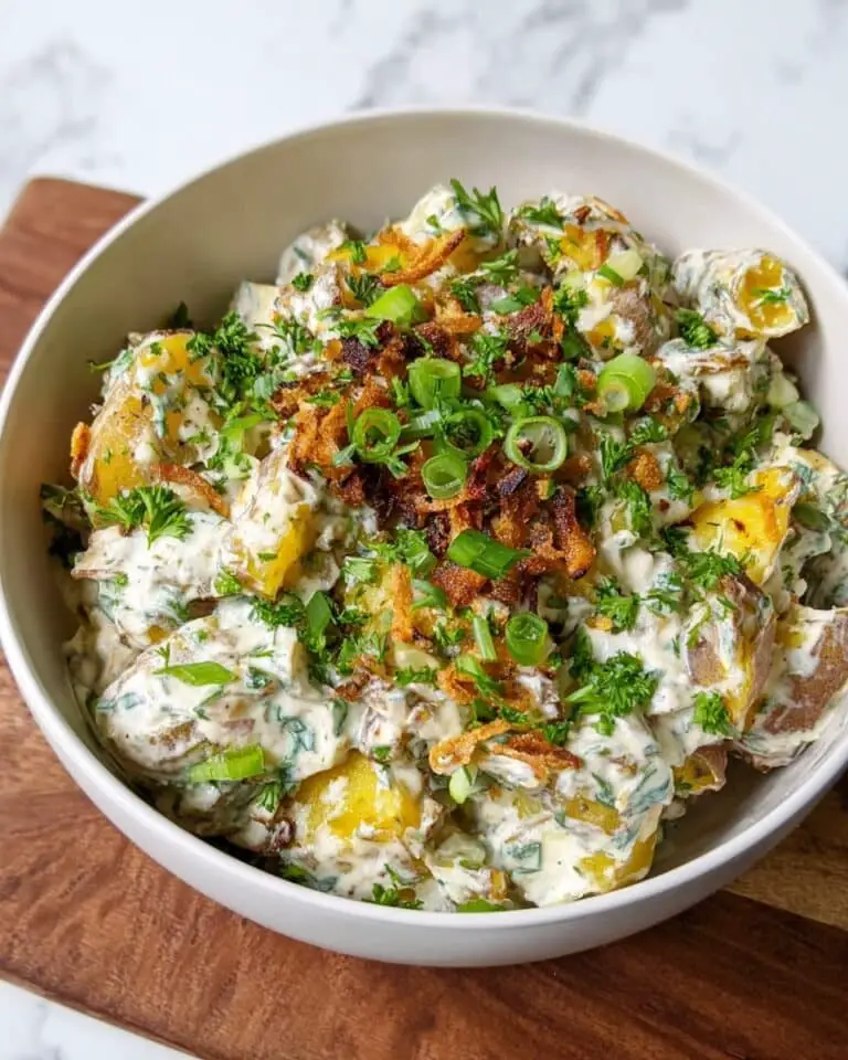 Crispy Herb Smashed Potato Salad Recipe