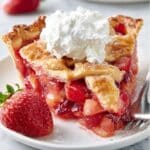 Classic Rhubarb Pie with Cinnamon and Coarse Sugar Recipe