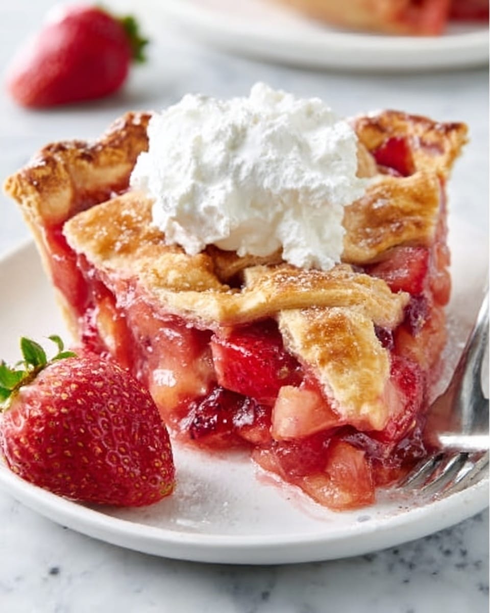 Classic Rhubarb Pie with Cinnamon and Coarse Sugar Recipe