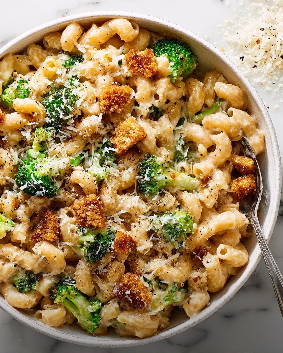 Broccoli Caesar Pasta Salad Recipe