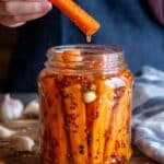 Easy Hot Honey Pickled Carrots Recipe